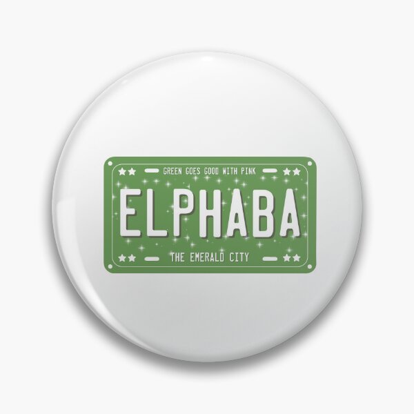 Item preview, Elphaba License Plate designed and sold by baranskini.