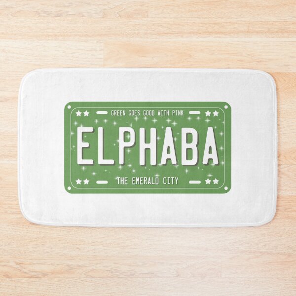 Item preview, Elphaba License Plate designed and sold by baranskini.