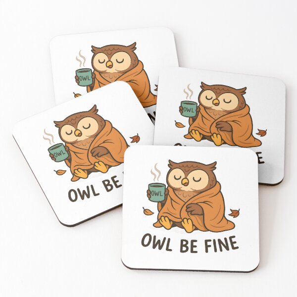 Item preview, Owl Be Fine – Cozy Owl designed and sold by celtveor.