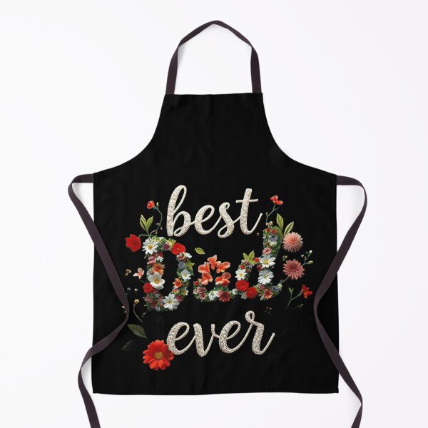 Item preview, Best Dad Ever Floral Typography designed and sold by PrimeColors.