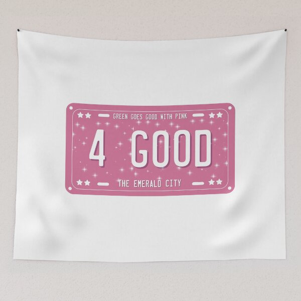 Item preview, Wicked 4 Good License Plate PINK designed and sold by baranskini.