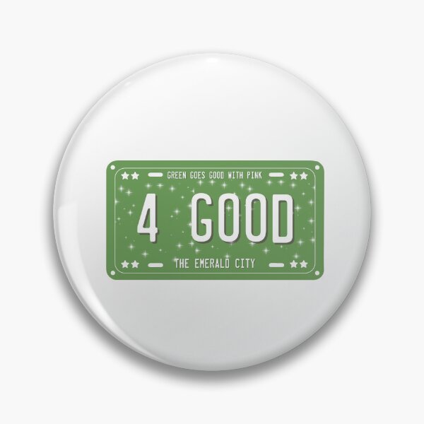 Item preview, Wicked 4 Good License Plate GREEN designed and sold by baranskini.
