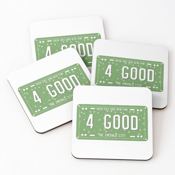 Item preview, Wicked 4 Good License Plate GREEN designed and sold by baranskini.