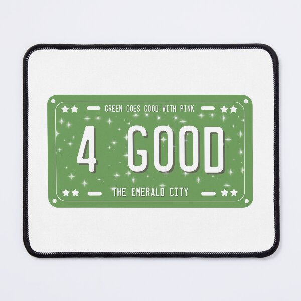 Item preview, Wicked 4 Good License Plate GREEN designed and sold by baranskini.