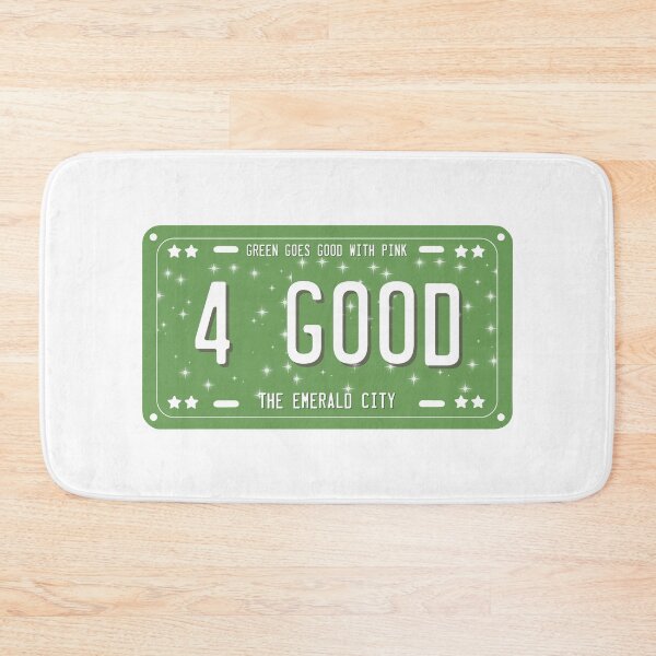 Item preview, Wicked 4 Good License Plate GREEN designed and sold by baranskini.