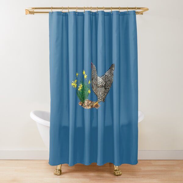 Item preview, Chicken and Daffodils designed and sold by Bugs-Auto-Shop.