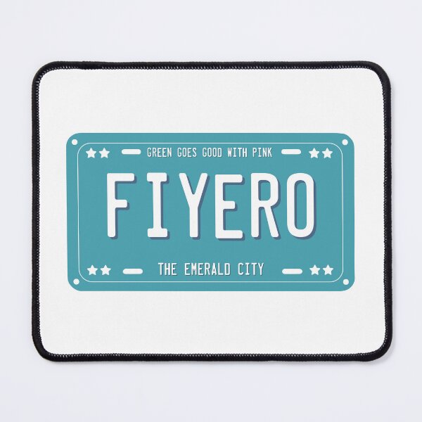 Item preview, Fiyero License Plate designed and sold by baranskini.