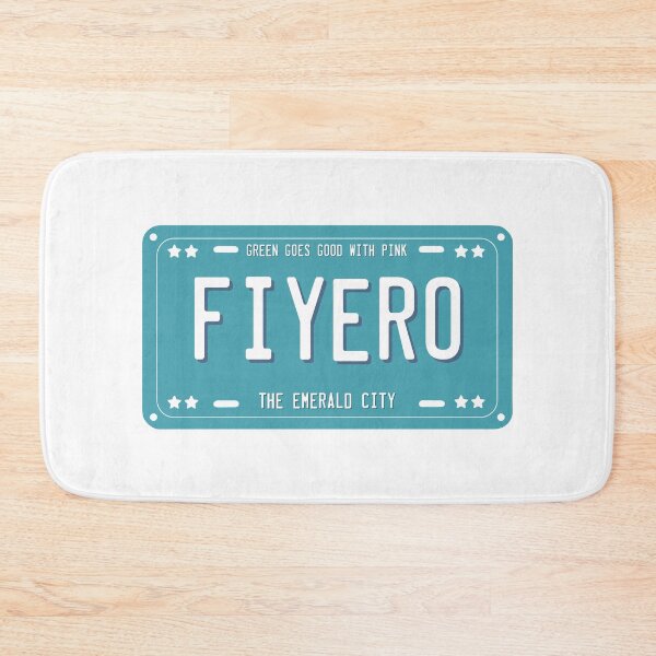 Item preview, Fiyero License Plate designed and sold by baranskini.