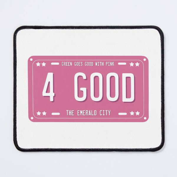 Item preview, Wicked 4 Good License Plate PINK designed and sold by baranskini.