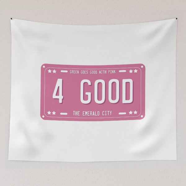 Item preview, Wicked 4 Good License Plate PINK designed and sold by baranskini.