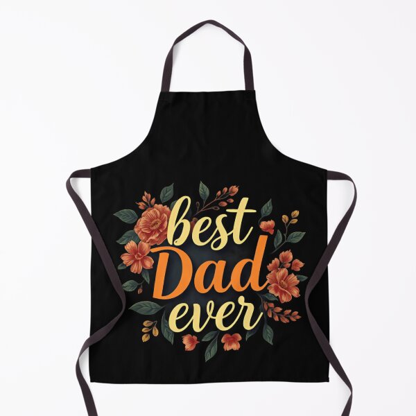 Item preview, Best Dad Ever Floral Typography designed and sold by PrimeColors.