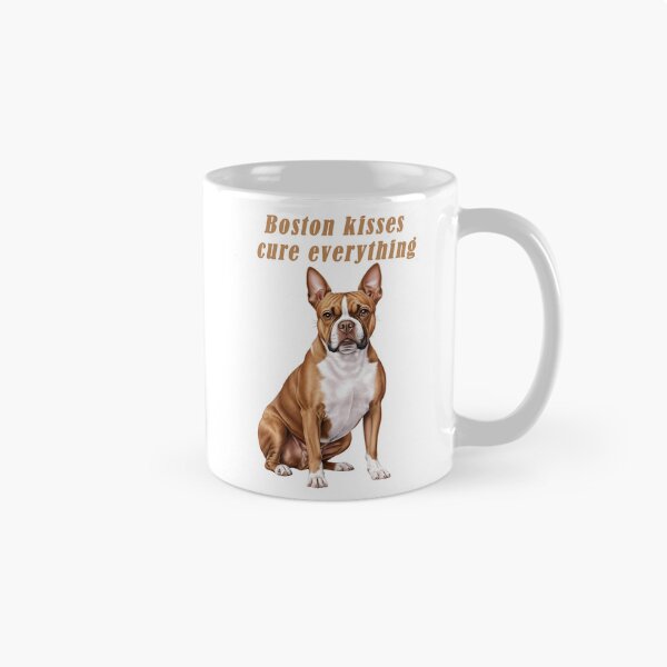 Artikelvorschau, Hellbrauner Boston Terrier entworfen und verkauft von Pawtraitvibes.