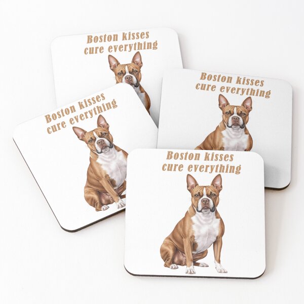 Item preview, Light Brown Boston Terrier designed and sold by Pawtraitvibes.