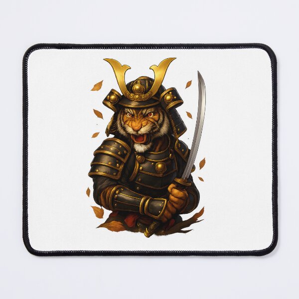 Item preview, Shogun Tiger – Golden Samurai Beast designed and sold by WolfPixelRo.
