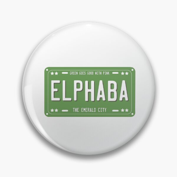 Item preview, Elphaba License Plate designed and sold by baranskini.