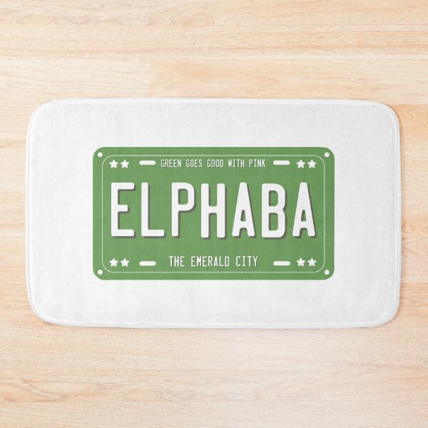 Item preview, Elphaba License Plate designed and sold by baranskini.
