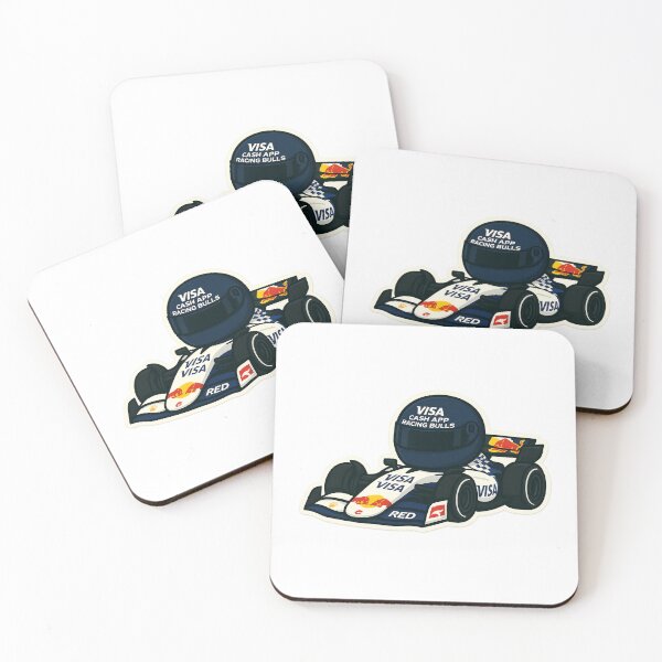Item preview, Visa Cash App RB F1 Chibi Car 2025 designed and sold by JalvaDigital.