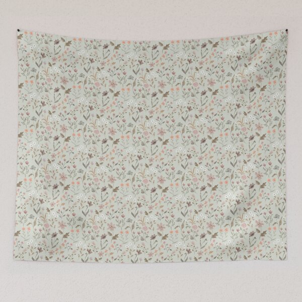 Item preview, Blotchy Wildflowers - Mint designed and sold by miekenpetra.