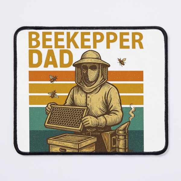 Item preview, Beekeeper Dad – Retro Vintage Beekeeping Gift T-Shirt for Father's Day designed and sold by j7boy.