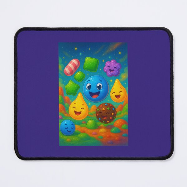 Item preview, Candy Friends Wonderland – Cute Kawaii Candy Adventure Art designed and sold by Valriogd.