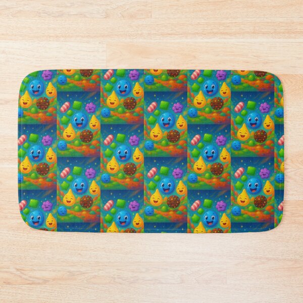 Item preview, Candy Friends Wonderland – Cute Kawaii Candy Adventure Art designed and sold by Valriogd.