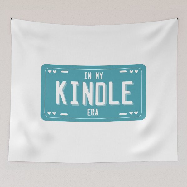 Item preview, In my KINDLE era License Plate  designed and sold by baranskini.
