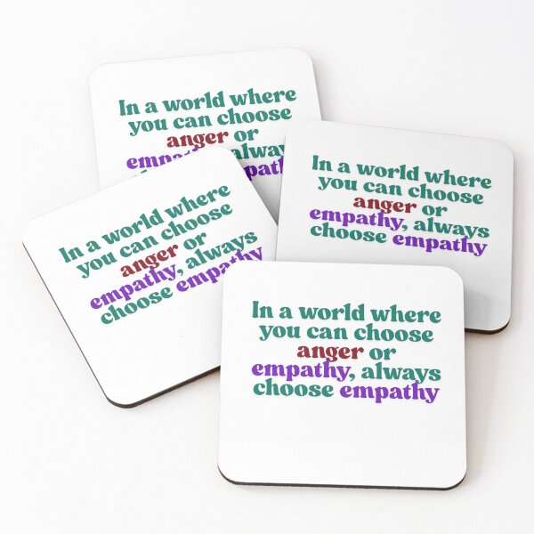 Item preview, Empathy over anger designed and sold by KasDina.