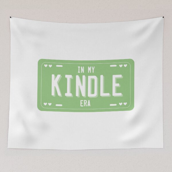 Item preview, In my KINDLE era License Plate  designed and sold by baranskini.