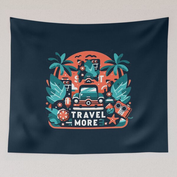Item preview, travel lover art designed and sold by  Mudikeys.