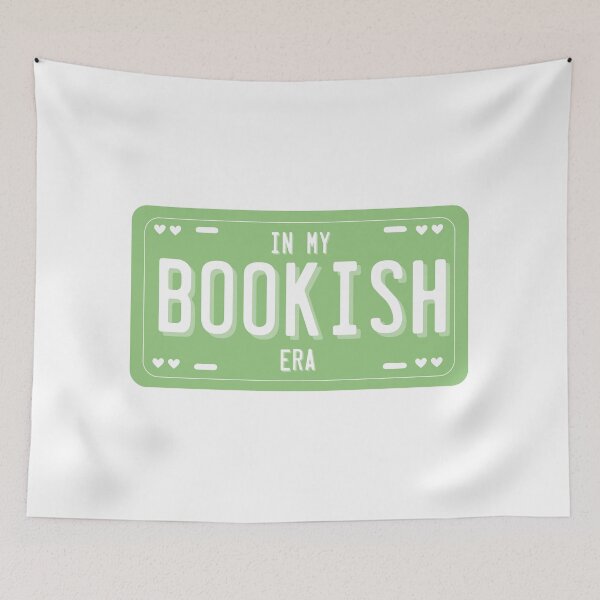 Item preview, Bookish era License Plate  designed and sold by baranskini.