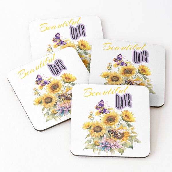Item preview, Beautiful Days Sunflowers in Gold and Purple designed and sold by Jessielee72.
