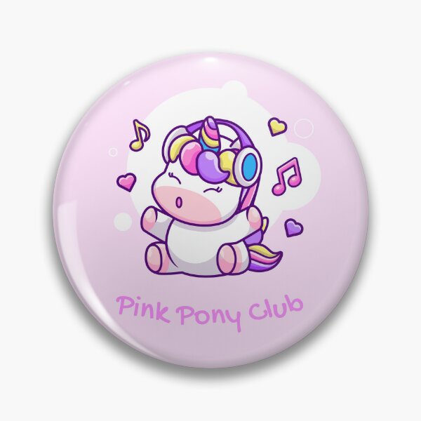 Item preview, Pink Pony Club T-Shirt, Pop Music Sticker, Girly Pop designed and sold by Bits & Bops Boutique.