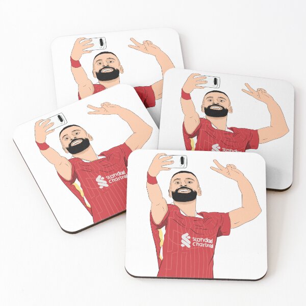 Item preview, Mo Salah selfie designed and sold by DrawnByDan.