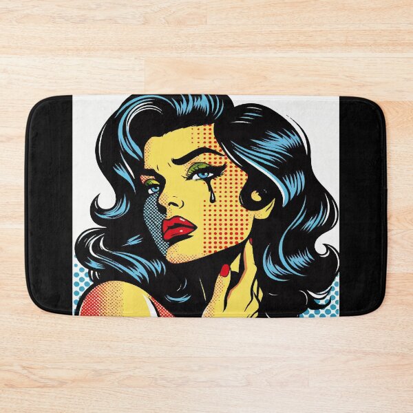 Item preview, Pop Art Comic Girl – Retro Emotional Woman Illustration, Vintage 60s Style designed and sold by  Ojo de Lilith.