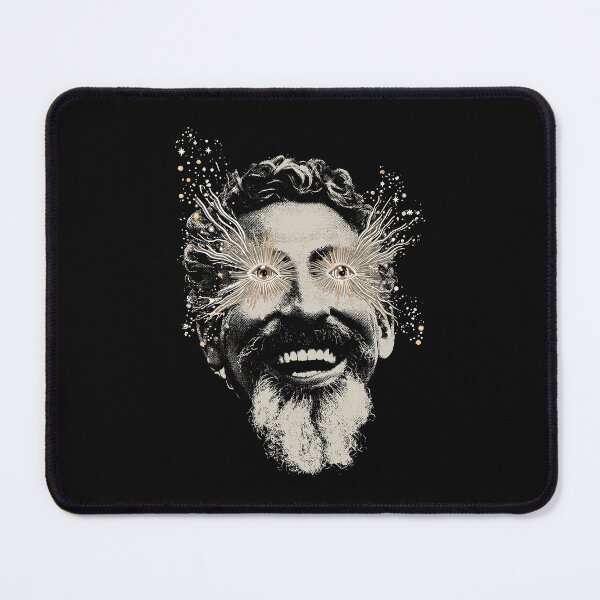Item preview, Serj Tankian Trippy Surreal Portrait designed and sold by Mystikos Art.