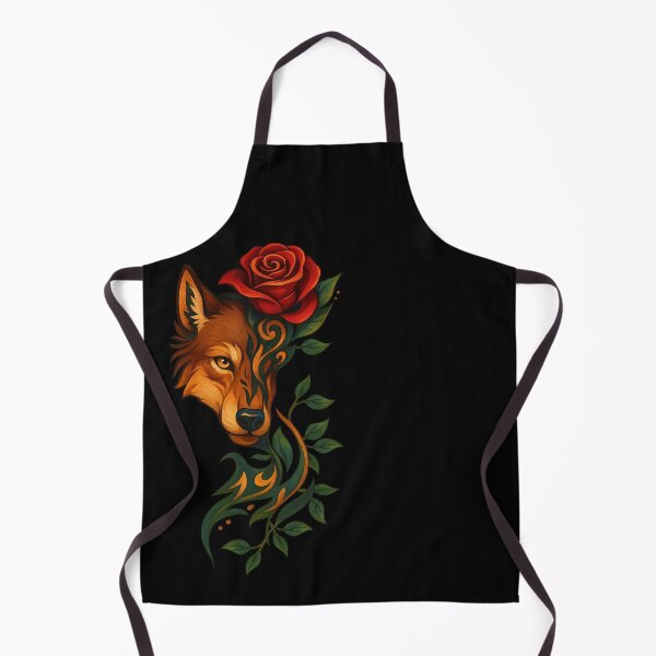 Item preview, Wolf of Roses designed and sold by TATTOO-DESIGN.