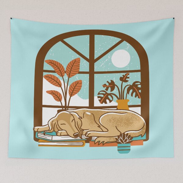 Item preview, Sleepy Saluki designed and sold by Wlaurence.