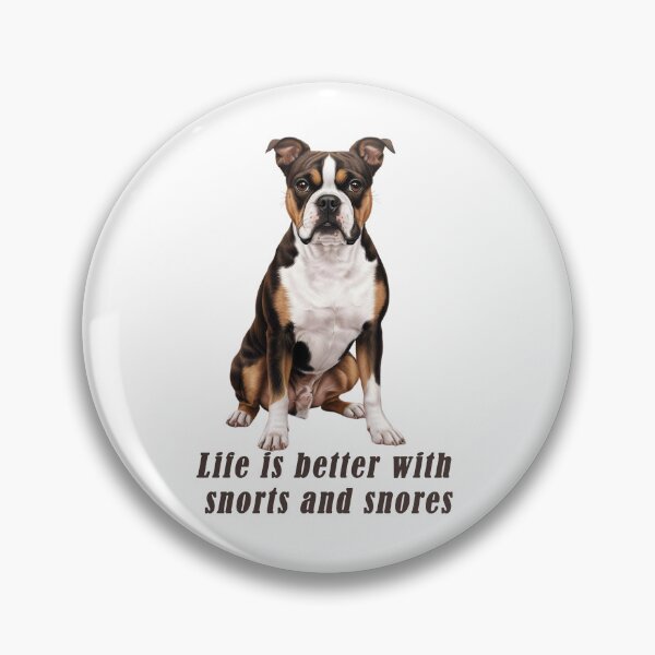 Artikelvorschau, Dunkelbrauner Boston Terrier  entworfen und verkauft von Pawtraitvibes.