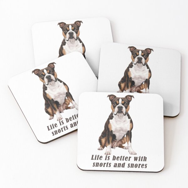 Item preview, Dark Brown Boston Terrier designed and sold by Pawtraitvibes.