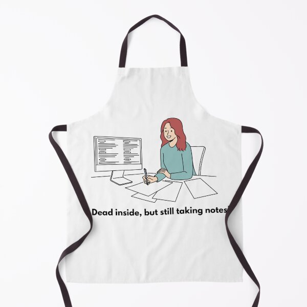 Item preview, Dead Inside But Taking Notes Design designed and sold by OOO Studio.
