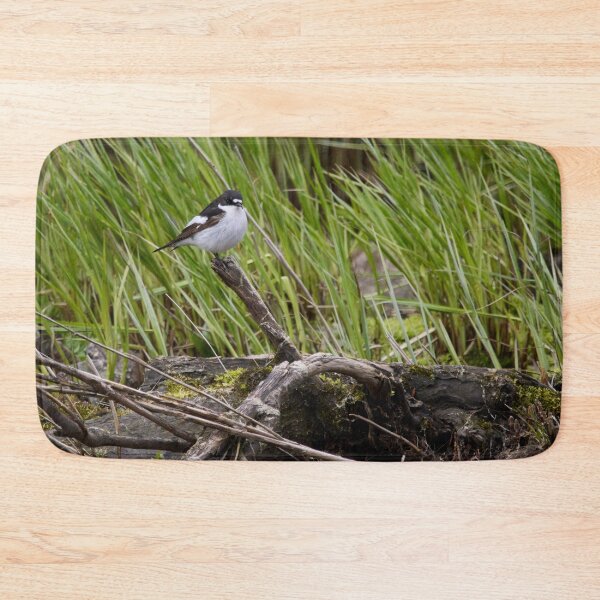 Item preview, Driftwood reuse. European pied flycatcher designed and sold by Jouko Lehto Photography.