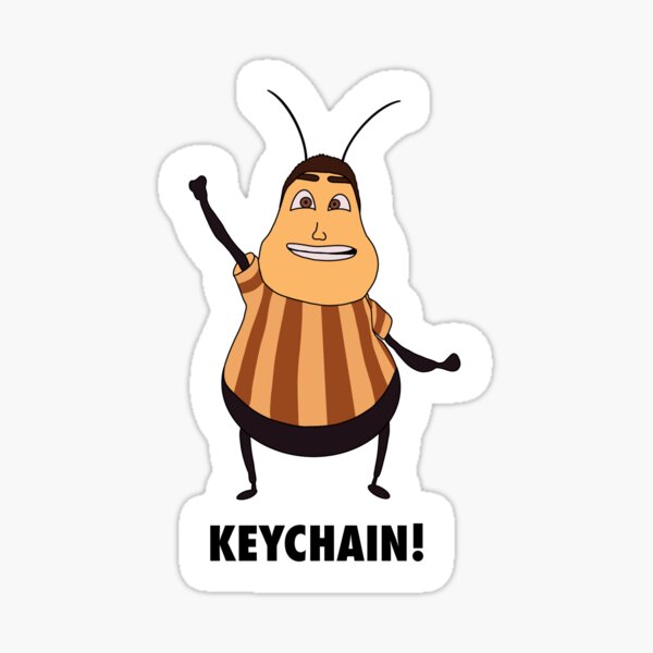 Item preview, Bee Movie keychain guy designed and sold by emilieasven.