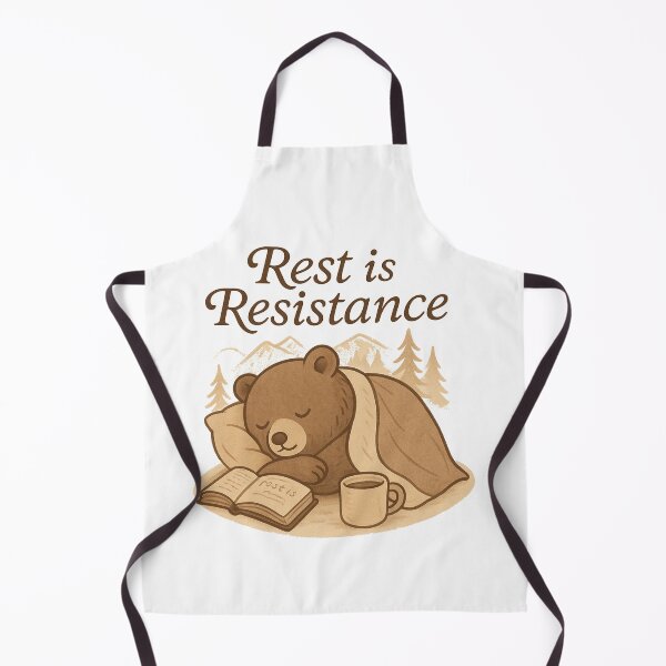 Item preview, Cozy Bear – Rest is Resistance (Melancholy Animal Club Series) designed and sold by Zagdan.