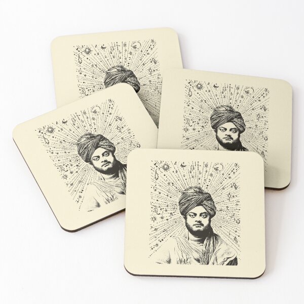 Item preview, Swami Vivekananda Ornate Turbaned Portrait designed and sold by Mystikos Art.