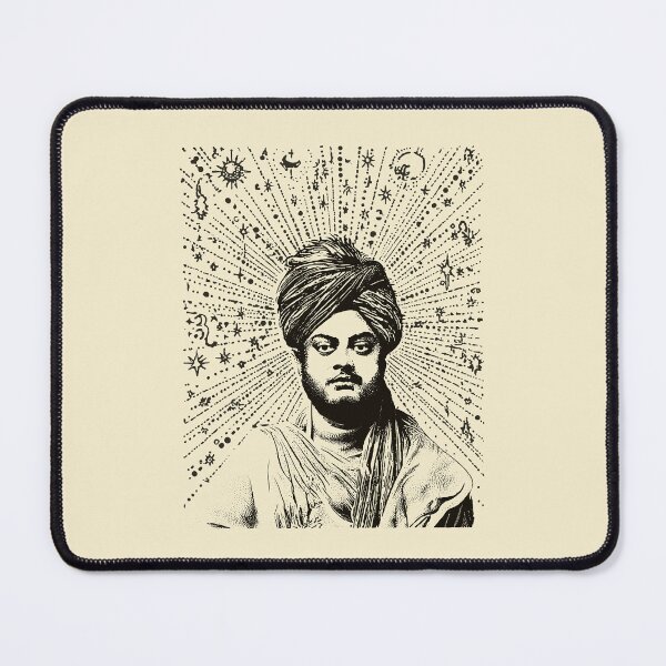 Item preview, Swami Vivekananda Ornate Turbaned Portrait designed and sold by Mystikos Art.