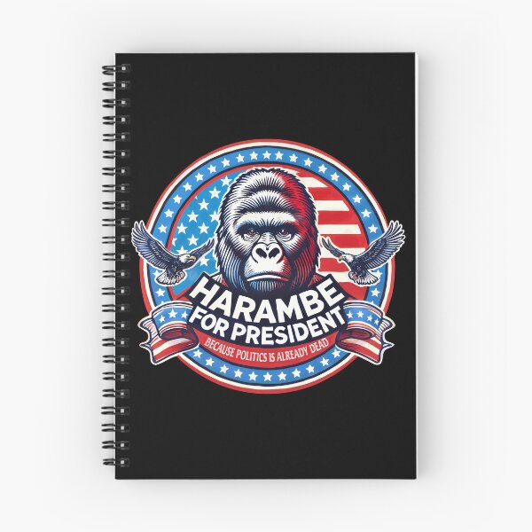 Item preview, Harambe for President – Political Meme Campaign with Patriotic Flair designed and sold by Victor Shadehorn.