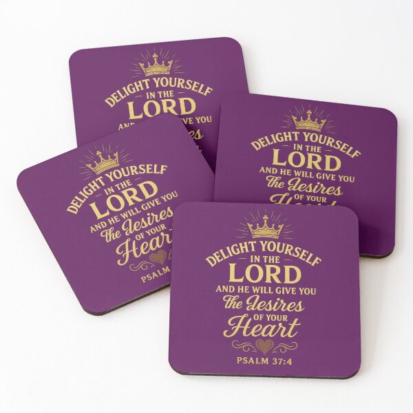 Item preview, Psalm 37:4 – He Will Give You the Desires of Your Heart designed and sold by SimplySelim.