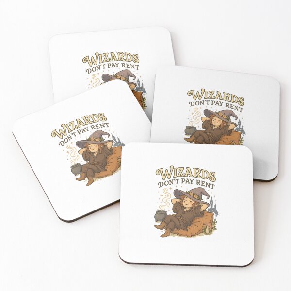 Item preview, Wizards Don't Pay Rent designed and sold by RavenKatt.