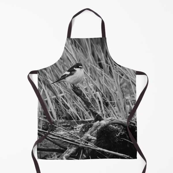 Item preview, Driftwood reuse. European pied flycatcher bw designed and sold by Jouko Lehto Photography.