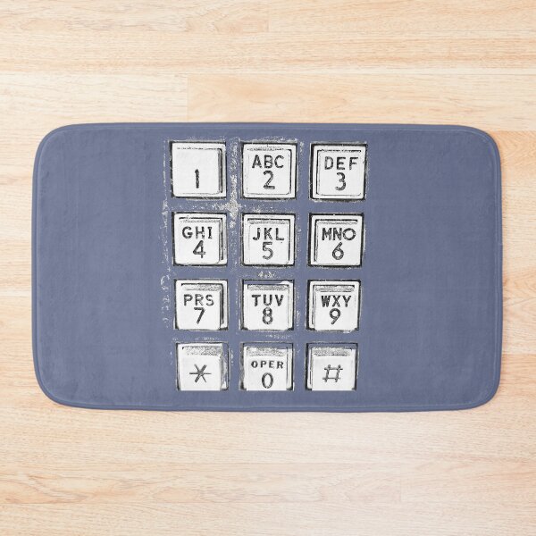 Item preview, Vintage old school Pay Phone number buttons designed and sold by AuroraXGreen.